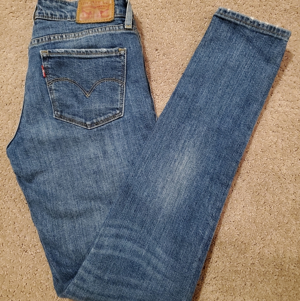 Levi's 711 skinny denim Jean pants